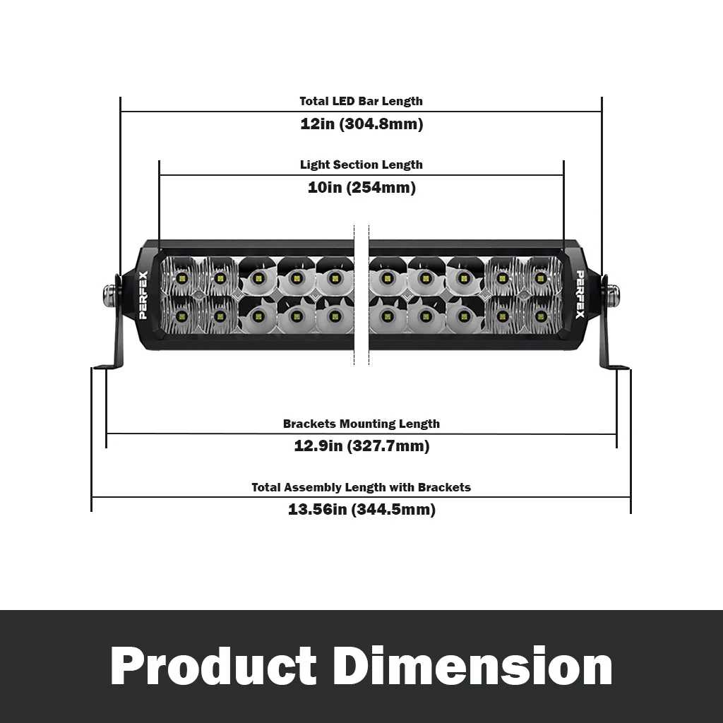 Signature Series PRO 10-Inch LED Light Bar // Dual Row - Image 3