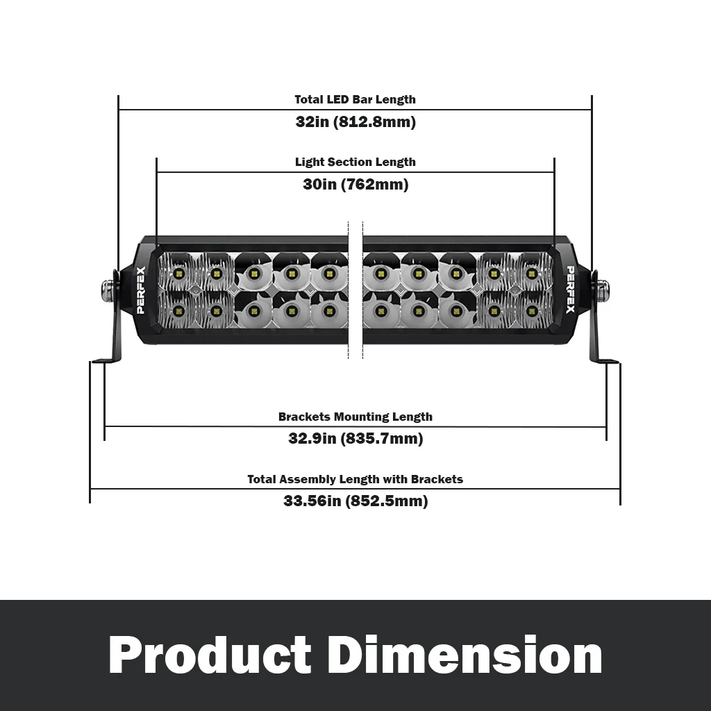 Signature Series PRO 30-Inch LED Light Bar // Dual Row - Image 3