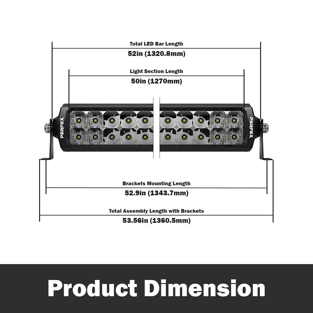 Signature Series PRO 50-Inch LED Light Bar // Dual Row - Image 3