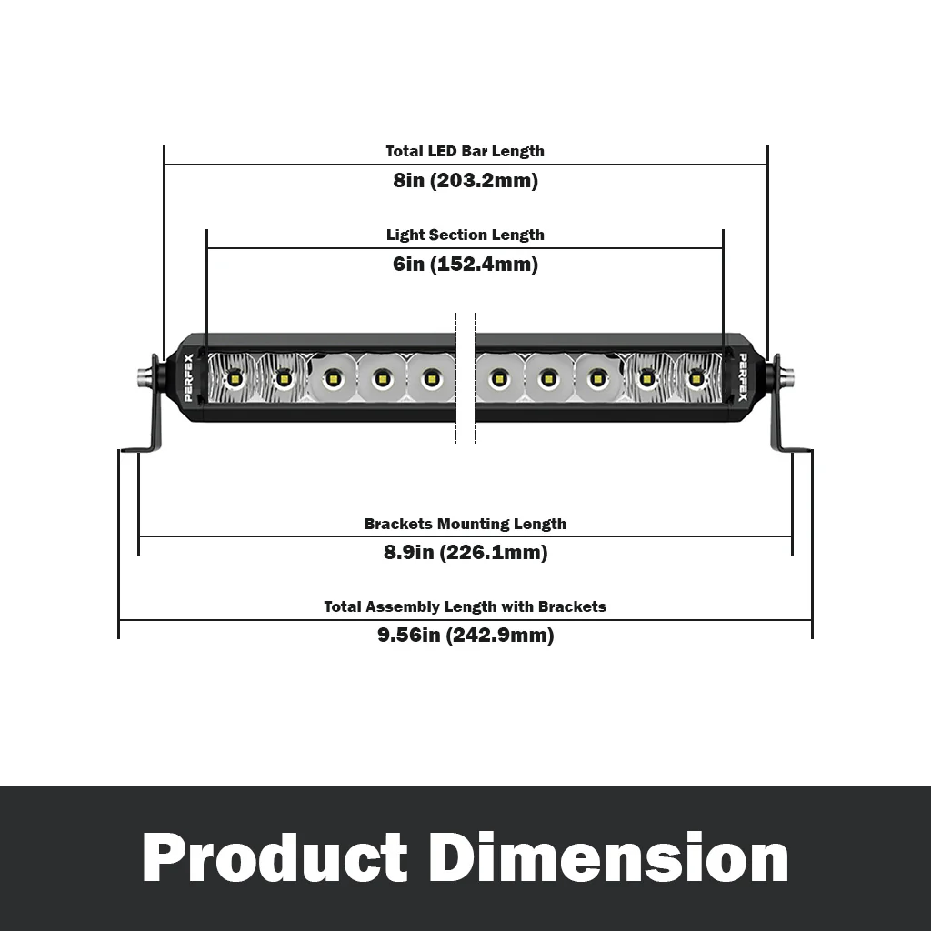 Signature Series PRO 6-Inch LED Light Bar // Single Row - Image 5