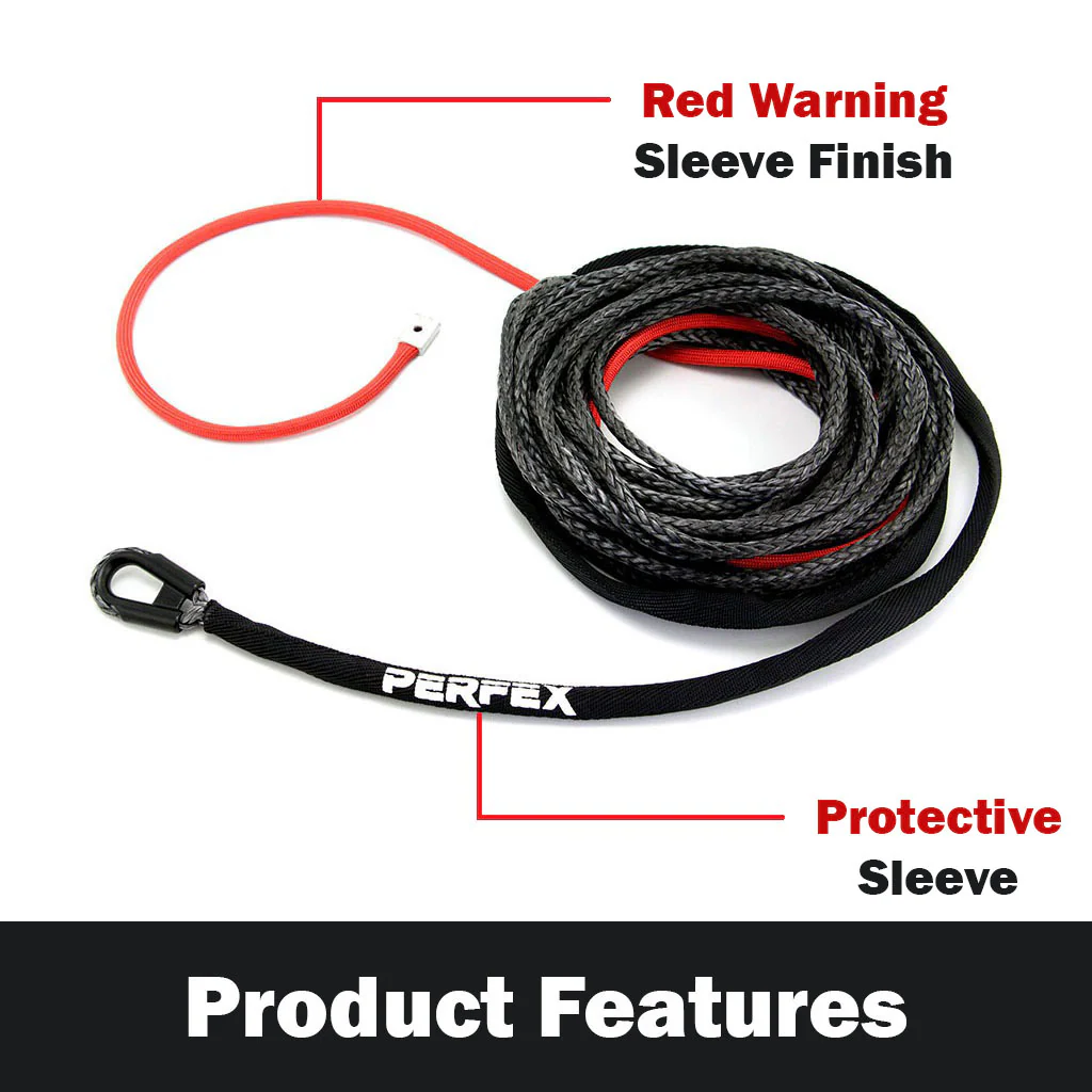 Synthetic Winch Rope for UTV's (up to 7,500lbs) - Image 3